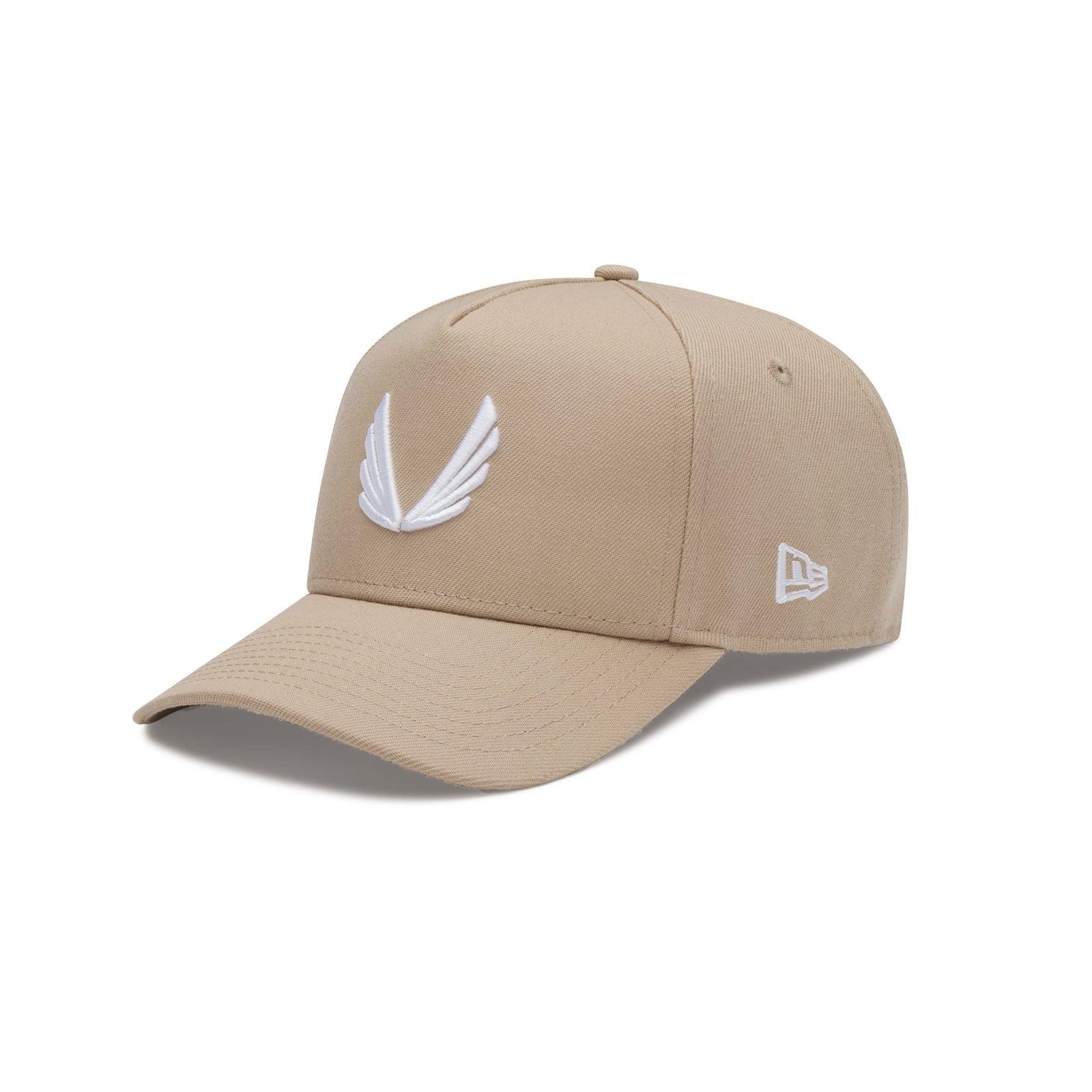 New Era 9Forty A-Frame Hat - Beige/White Product Image