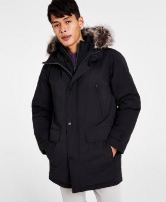 Michael Kors Mens Hooded Bib Snorkel Parka, Created for Macys Product Image