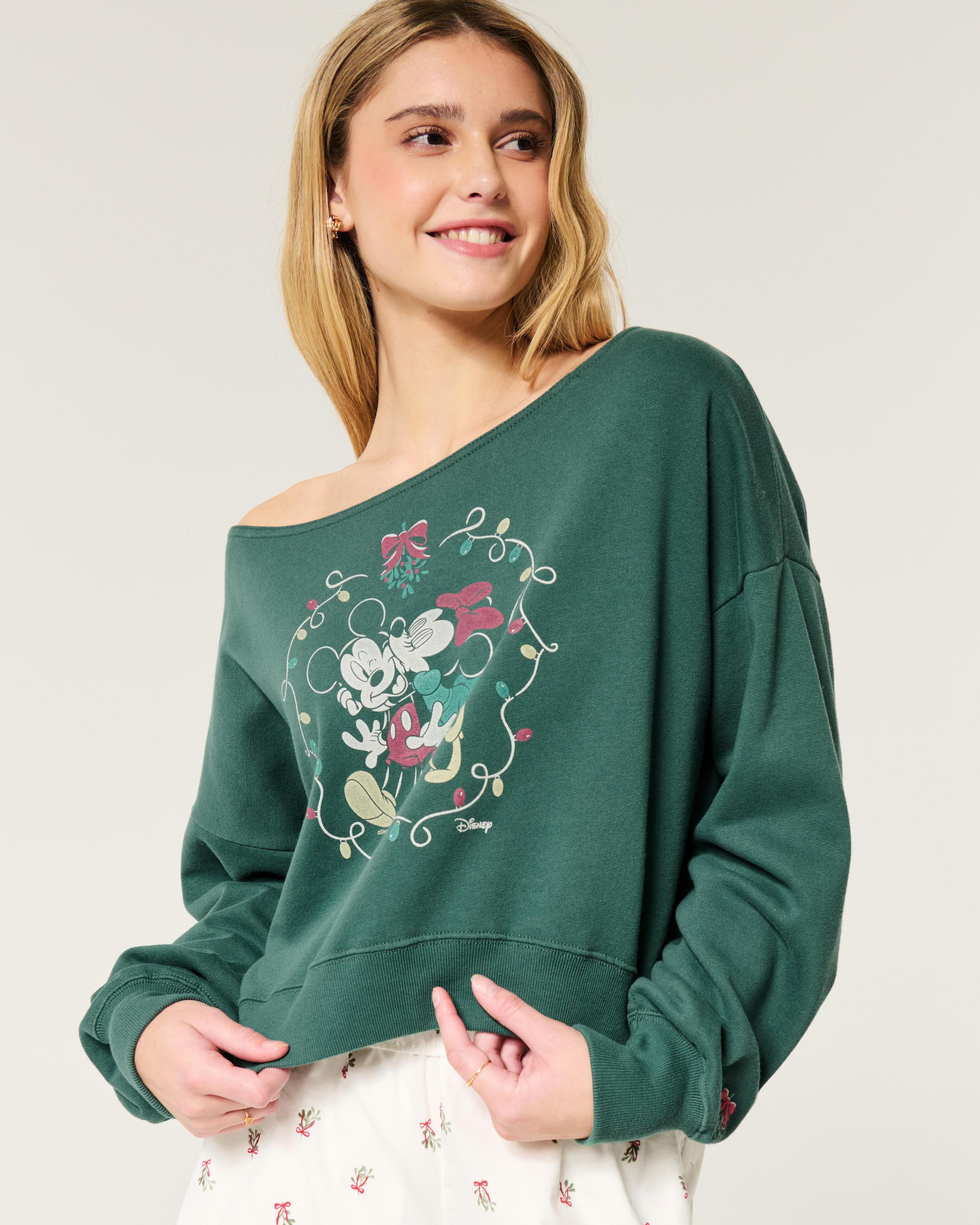 Mini Mickey and Minnie Mouse Graphic Sweatshirt Product Image