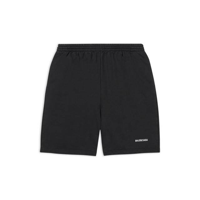 Women's Balenciaga Sweat Shorts in Black Product Image