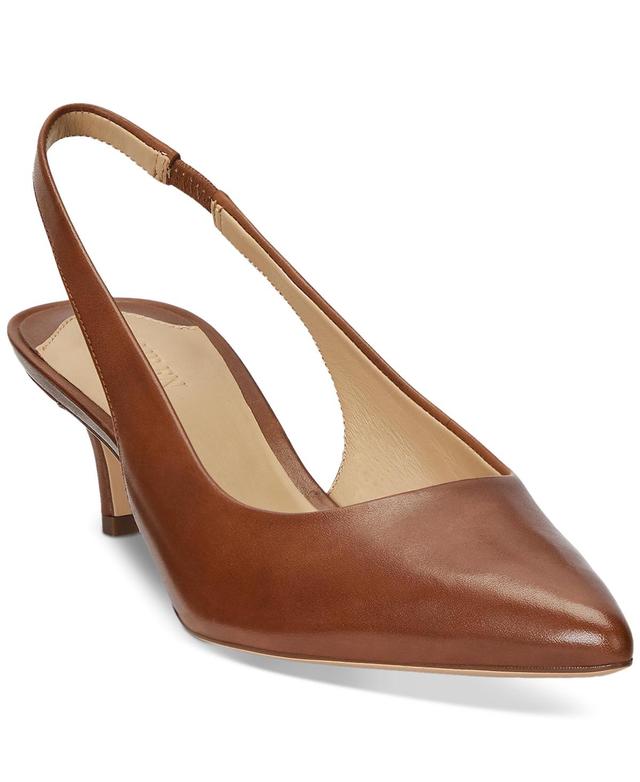 Lauren Ralph Lauren Womens Lolah Pointed-Toe Slingback Pumps Product Image