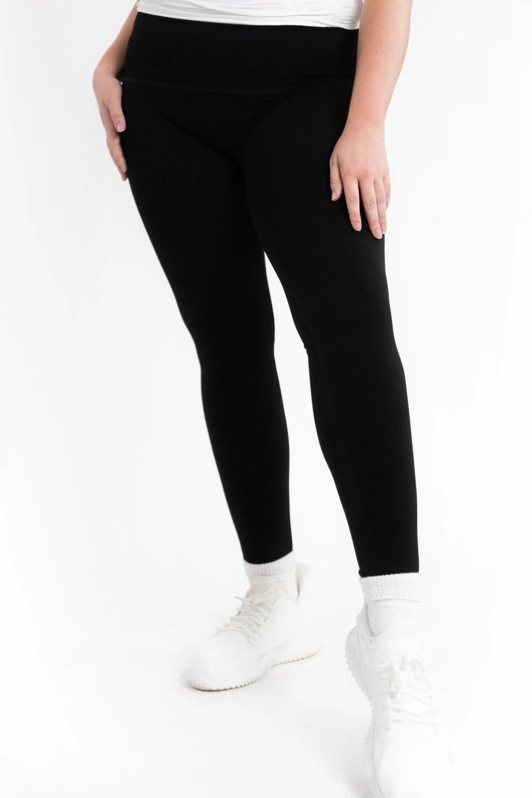 High Waisted Leggings Plus Size Product Image