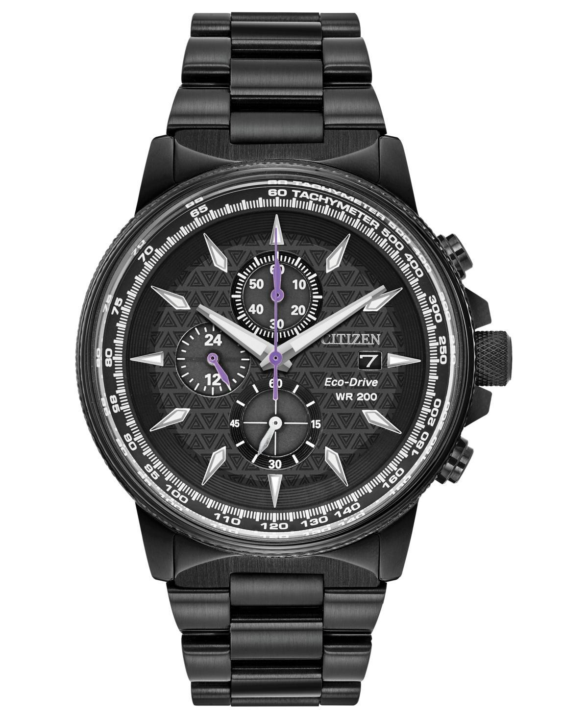 Marvel by Citizen Black Panther Chronograph Black Bracelet Watch 42mm Product Image