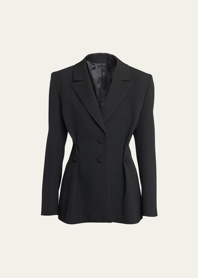 Womens Blazer In Tricotine Wool Product Image