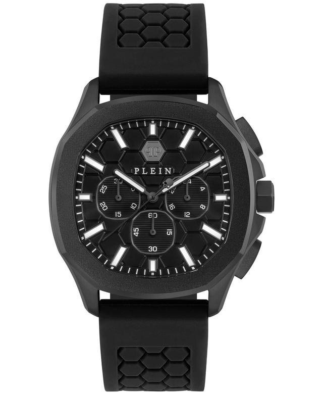 PHILIPP PLEIN Spectre Chronograph Silicone Strap Watch, 44mm Product Image