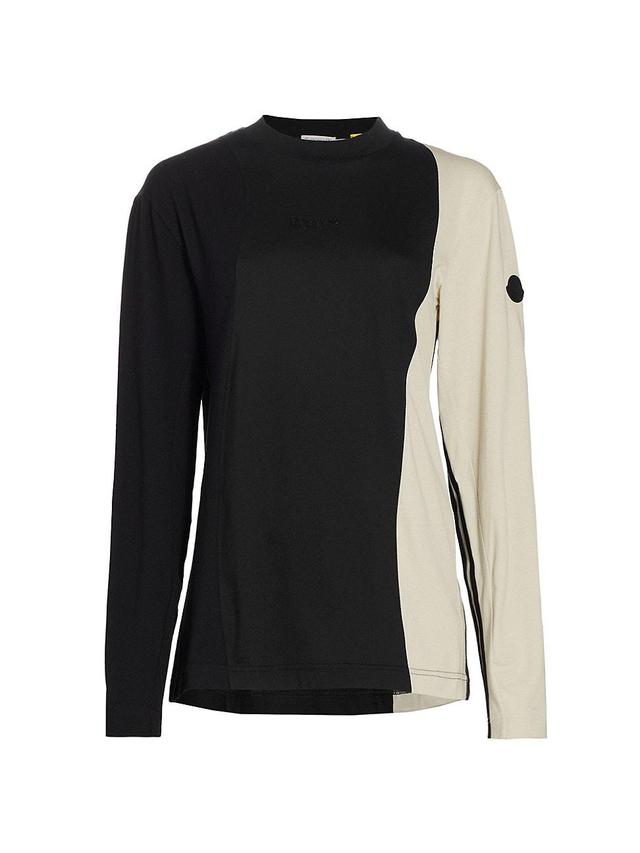 Womens Moncler x adidas Originals Paneled Long-Sleeve Shirt Product Image