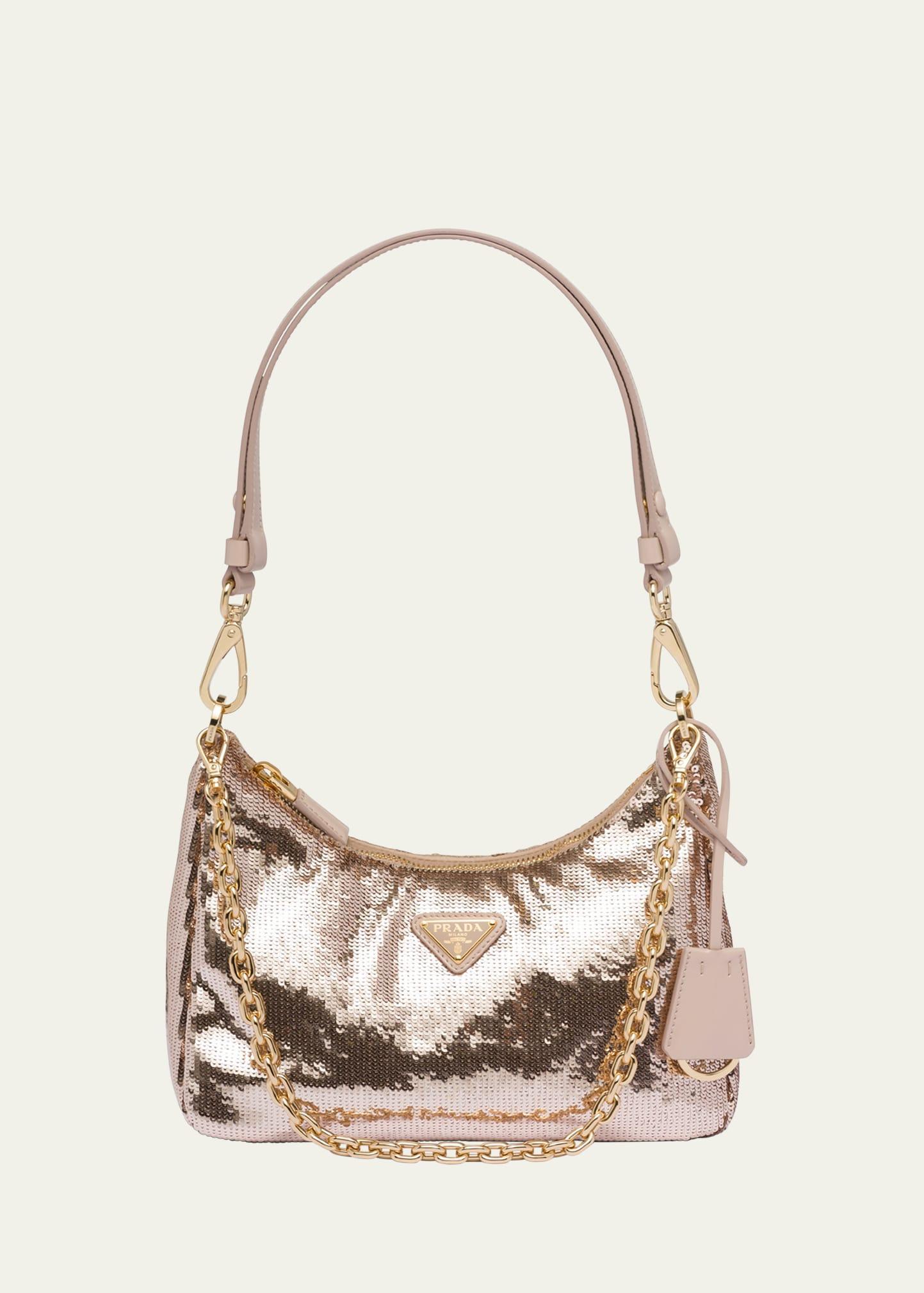 Womens Re-Nylon And Sequin Mini-Bag Product Image