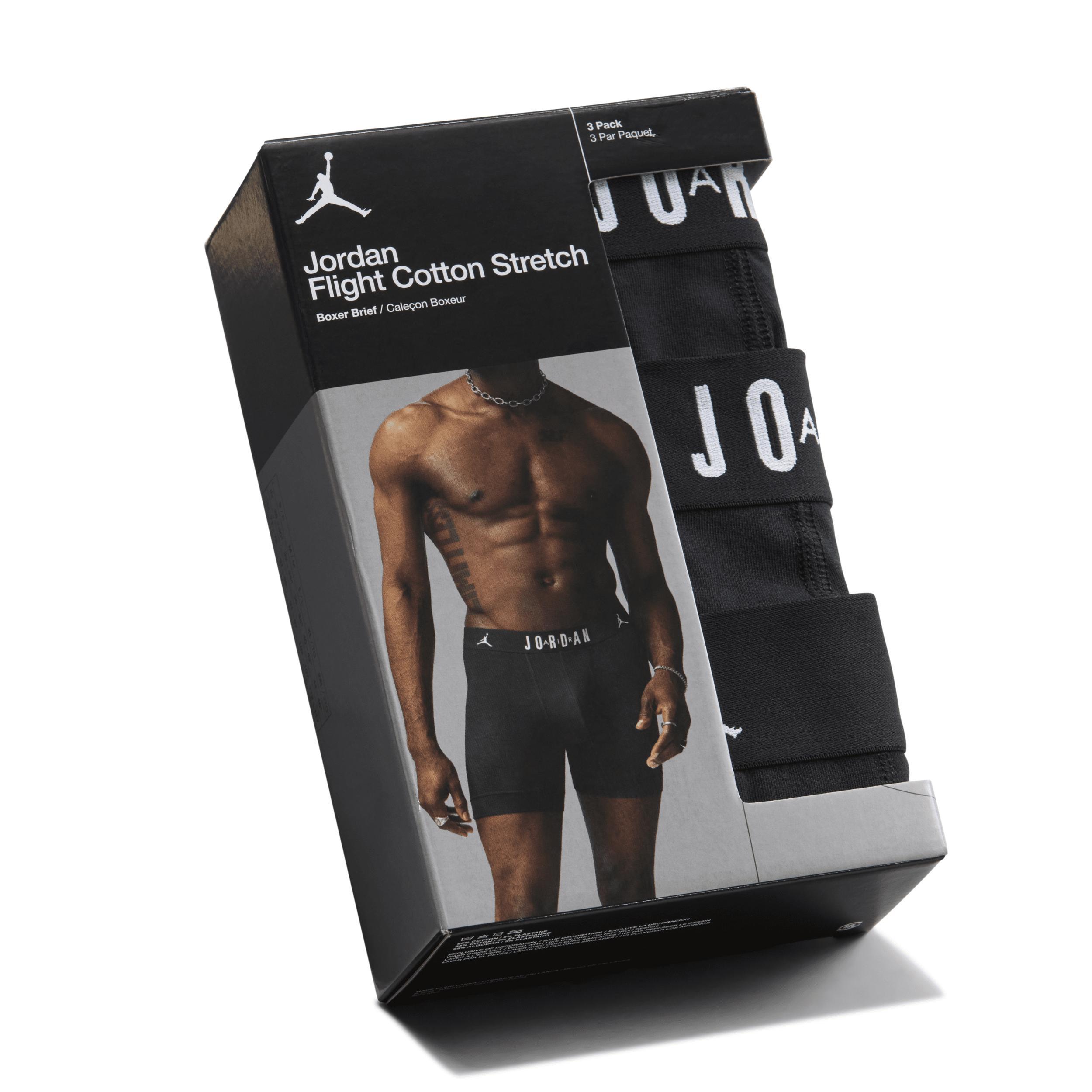 Men's Jordan Flight Cotton Boxer Briefs (3-Pack) Product Image