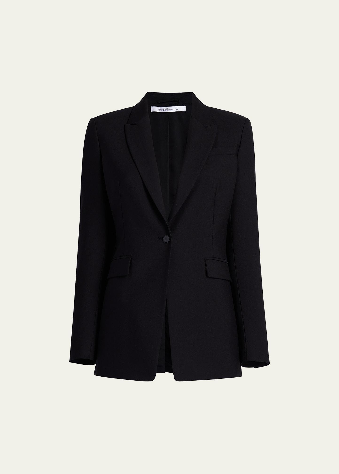 Womens Core Single-Breasted Merino Wool Jacket Product Image