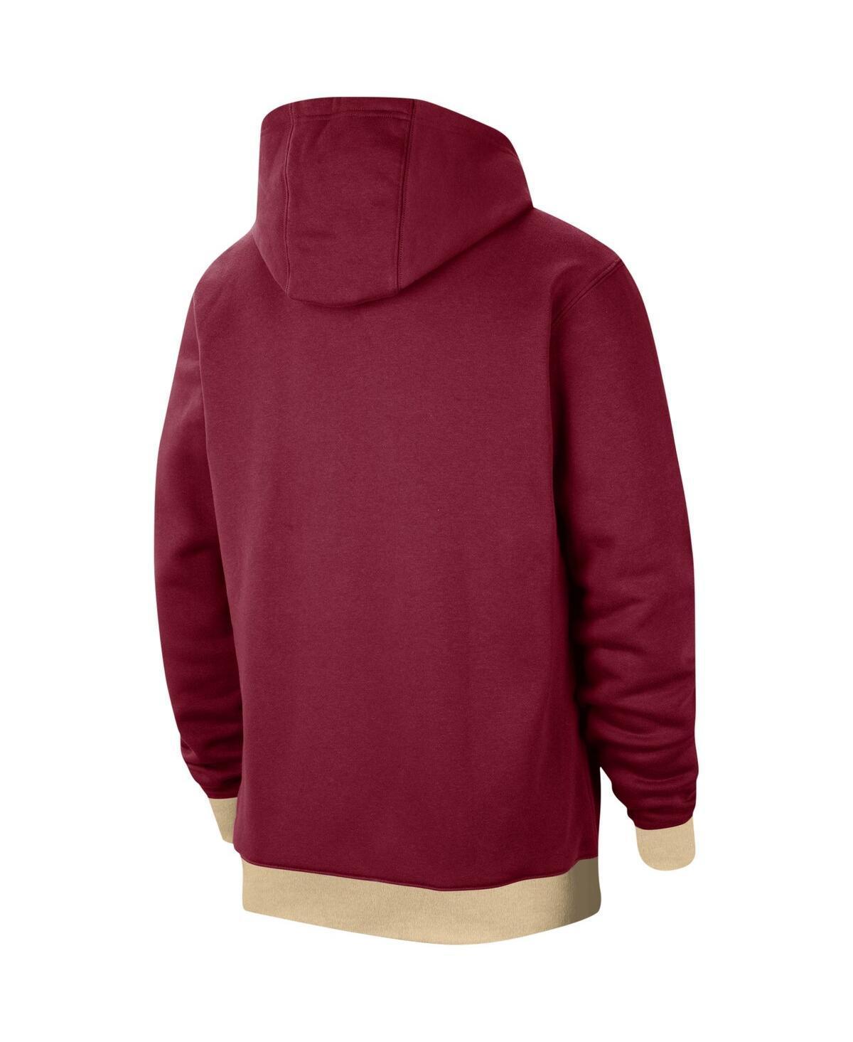 NIKE Men's  Crimson Alabama Crimson Tide Campus Retro Fleece Pullover Hoodie Product Image