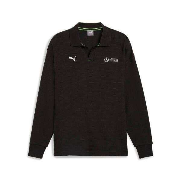 PUMA Mercedes-AMG Petronas F1Â® Men's Long Sleeve Polo Shirt Product Image