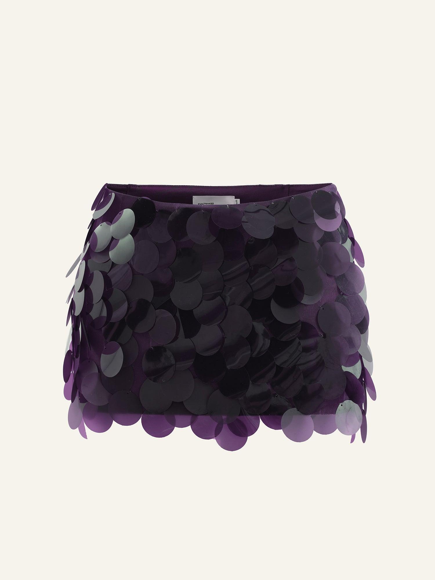 Shuffle Mini Mini skort in Purple Product Image