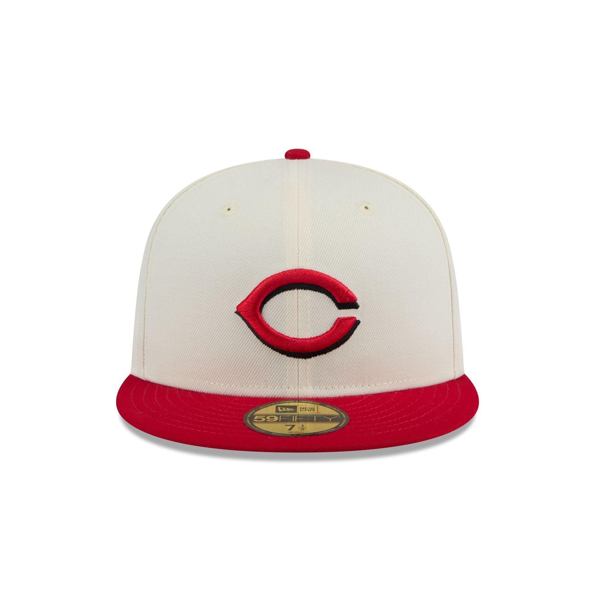 Cincinnati Reds Chrome 59FIFTY Fitted Hat Male Product Image