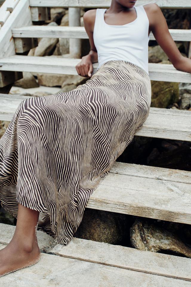 ANIMAL PRINT MIDI SKIRT Product Image