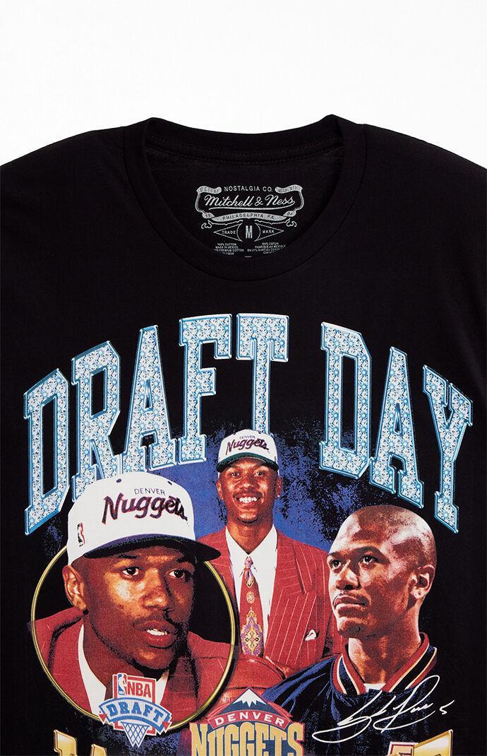 Mitchell & Ness Men's Denver Nuggets Jalen Rose Draft Day T-Shirt Product Image