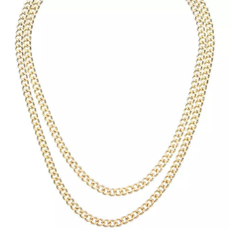 Juvell 18k Gold Plated Necklace, Womens, Two Tone Product Image