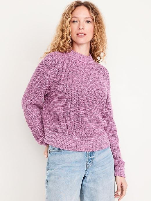 Shaker-Stitch Sweater Product Image