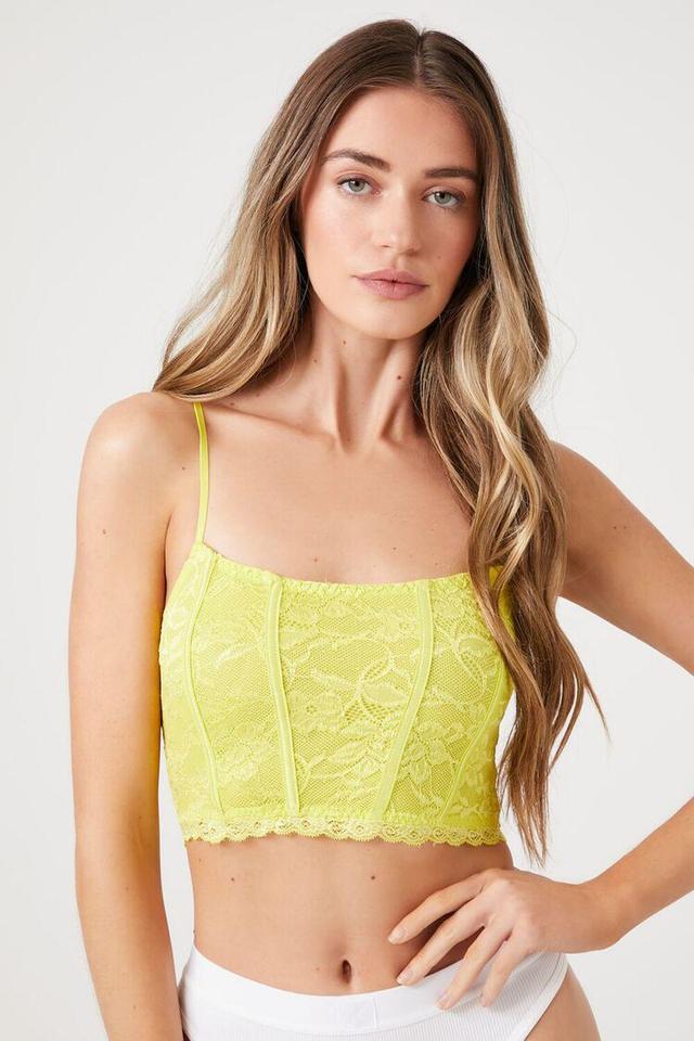 Lace Cropped Lingerie Corset | Forever 21 Product Image