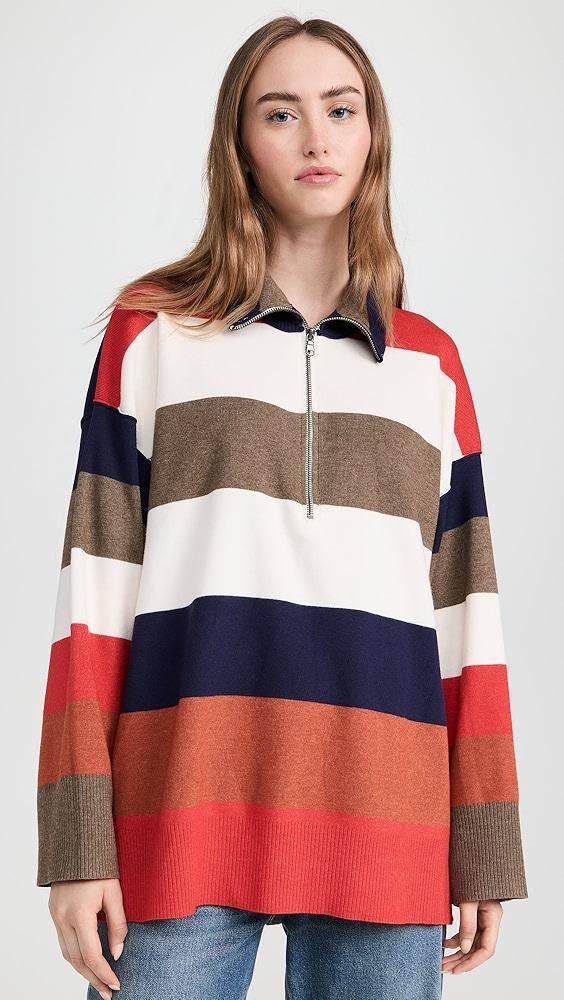 Free People Coastal Stripe Pullover | Shopbop Product Image