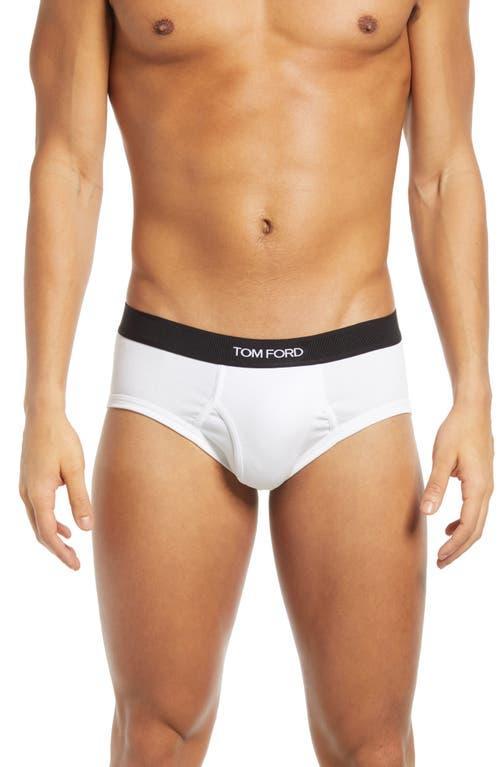 Mens 2-Pack Stretch-Cotton Logo Briefs Product Image