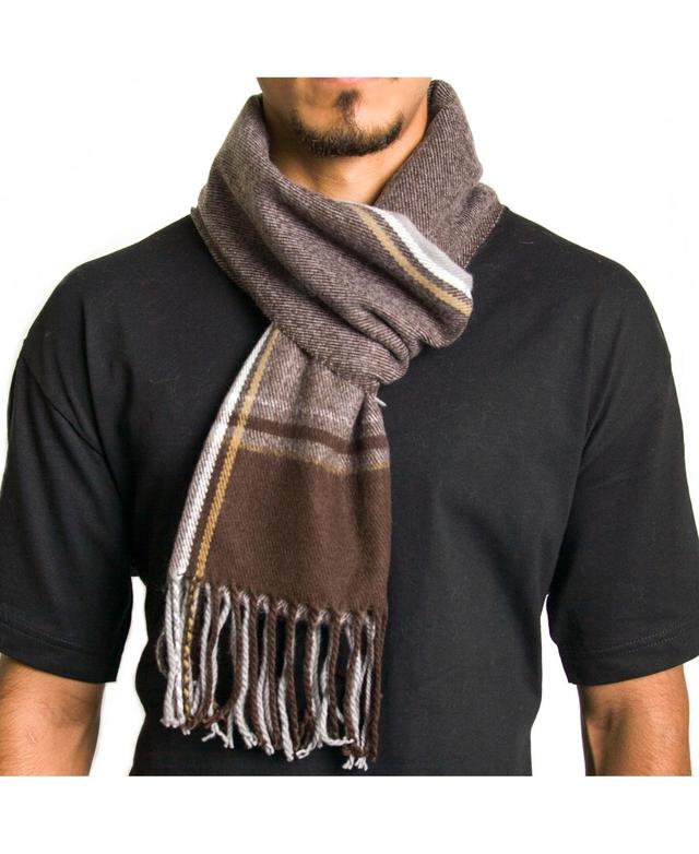 Alpine Swiss Mens Scarf Soft 80 Inch Long Warm Scarves Plaids Winter Shawl Product Image