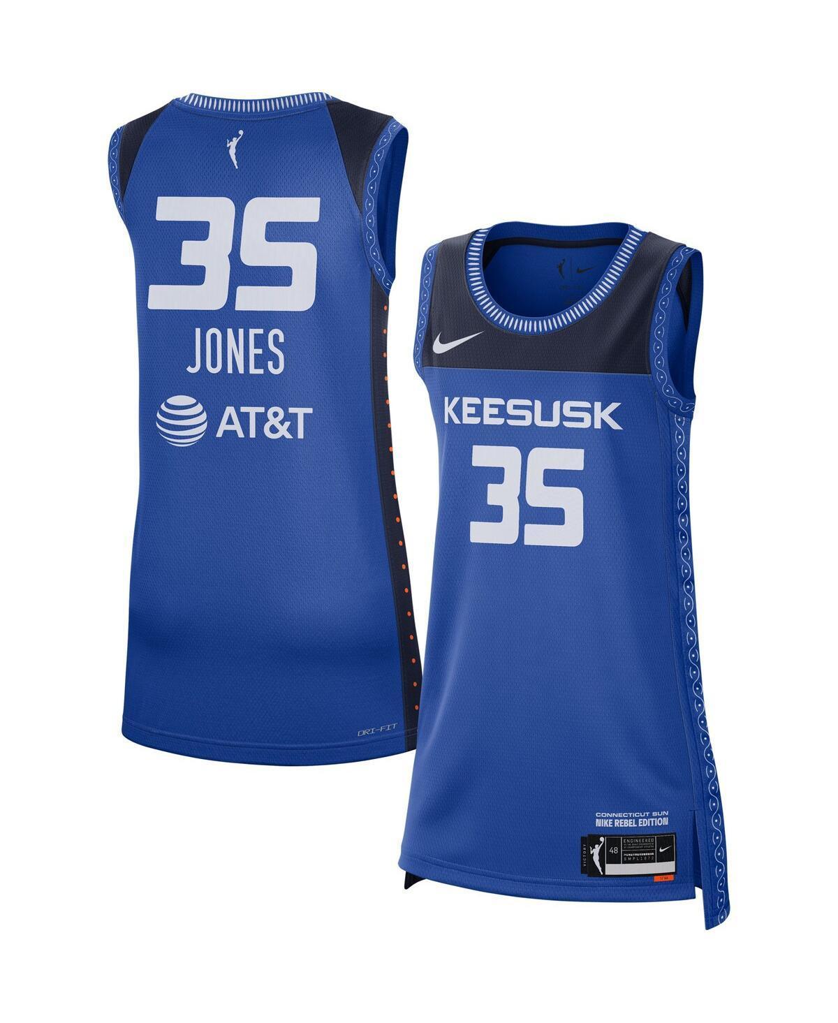 Womens Nike Jonquel Jones Blue Connecticut Sun Rebel Edition Jersey - Blue Product Image