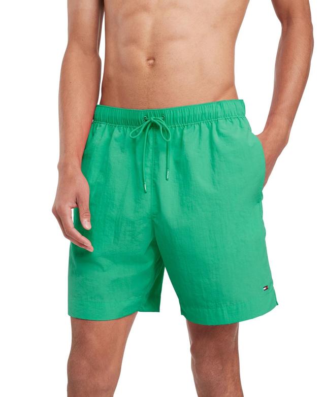 Tommy Hilfiger Mens Long Drawstring 7 Swim Trunks Product Image