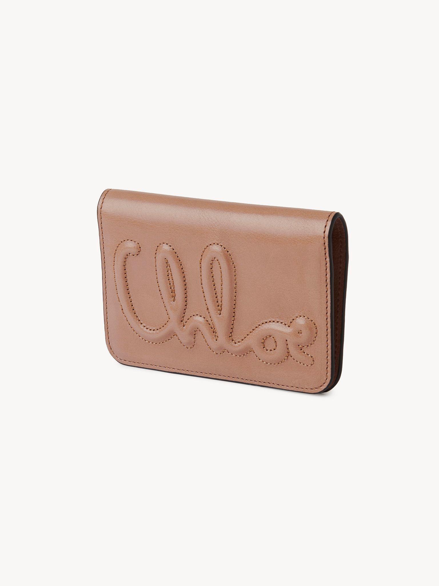 C Chloé bifold wallet in shiny leather  Product Image