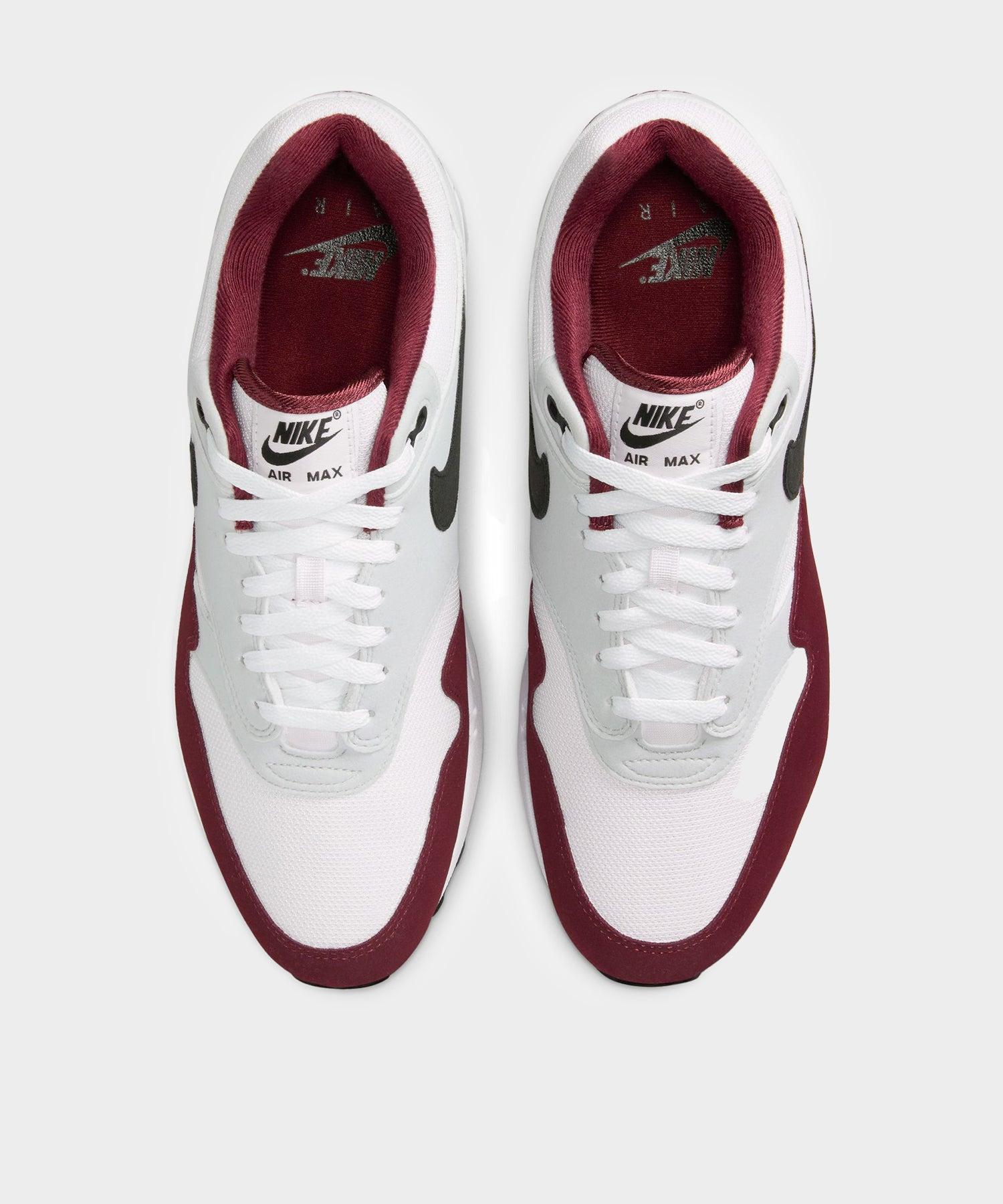 Nike Air Max 1 White / Dark Team Red Product Image