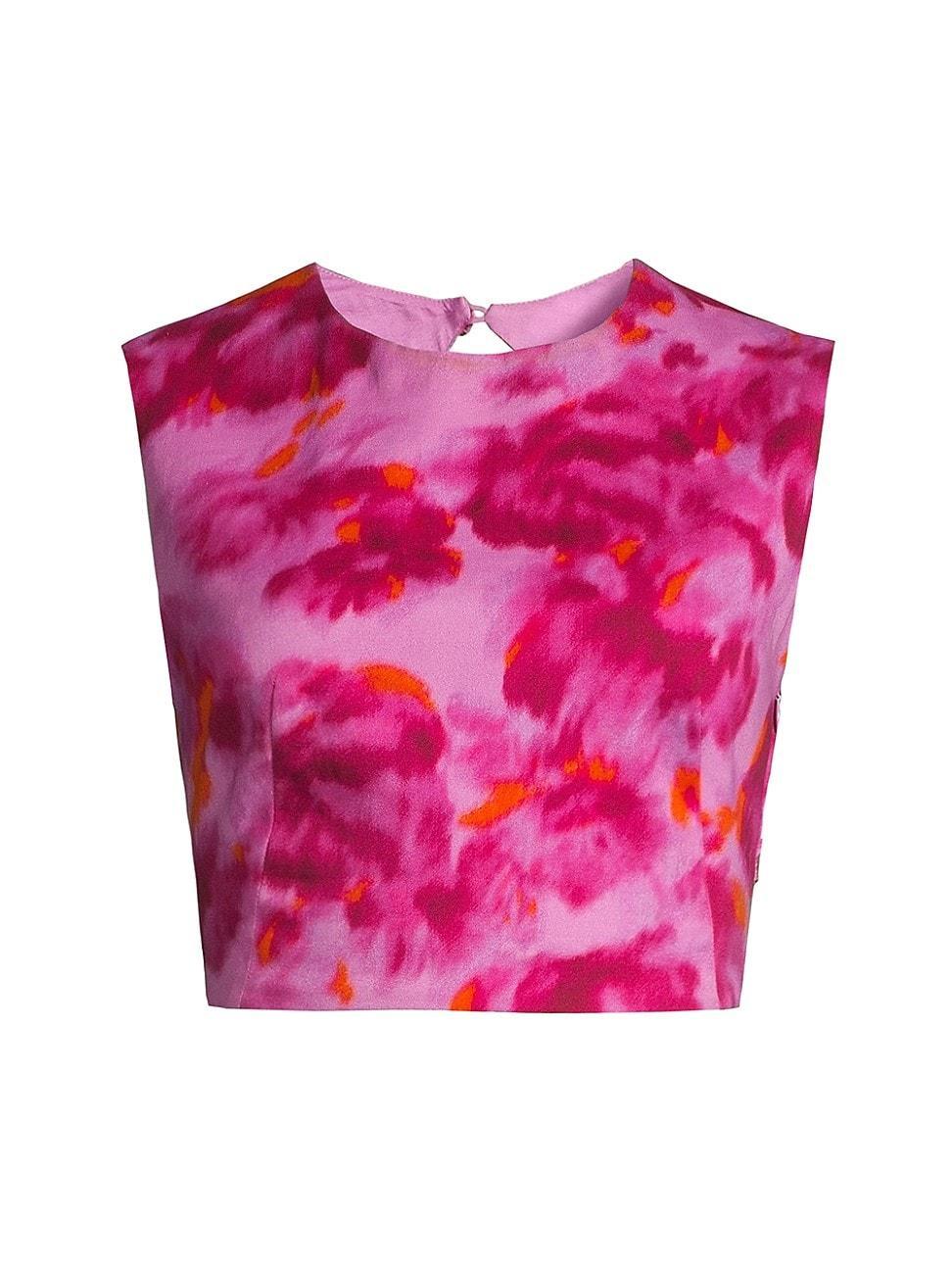 Womens Tanner Cropped Twisted Top Product Image