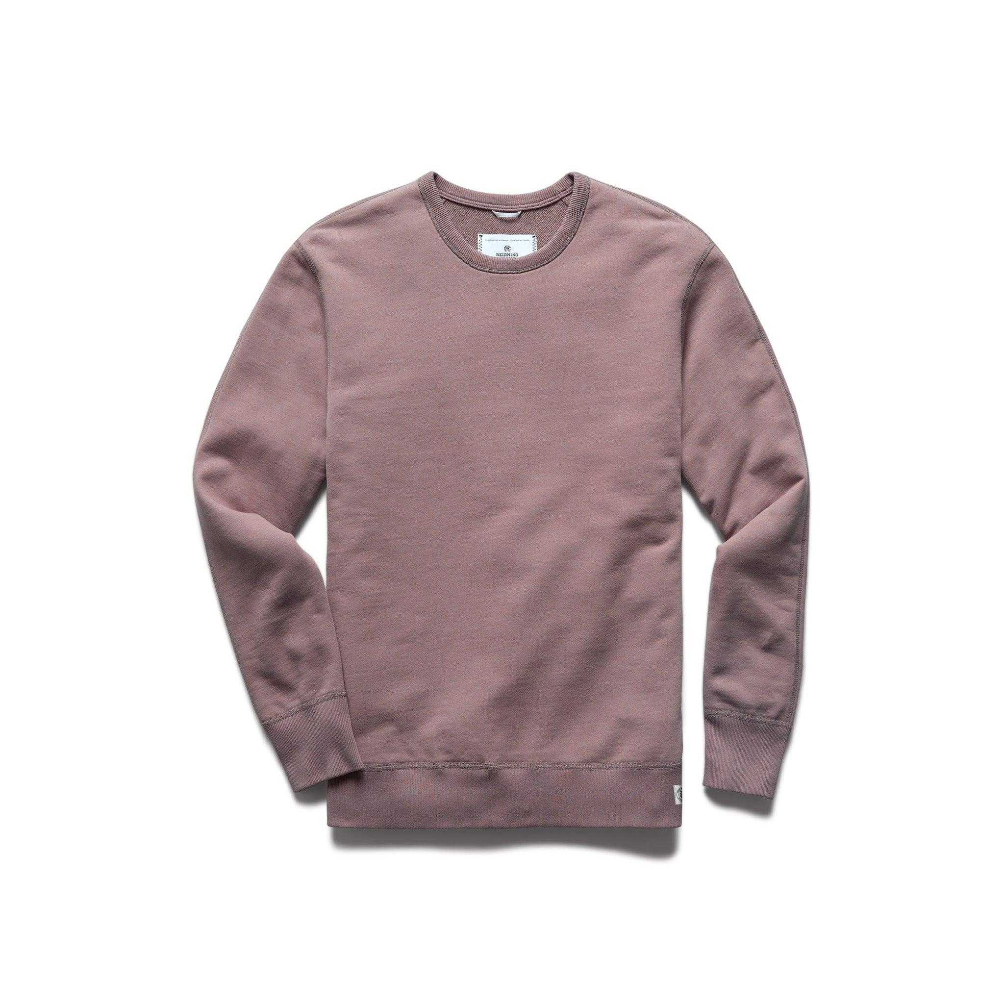 0984. Herringbone Terry Crewneck - Crimson Red Product Image