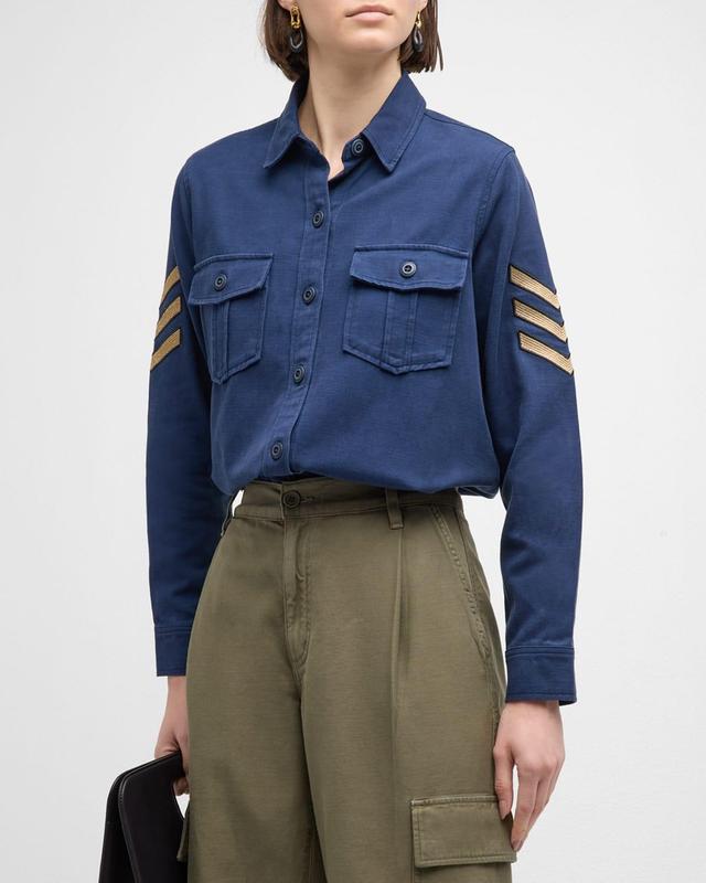 Loren Military Shirt Jacket  Product Image