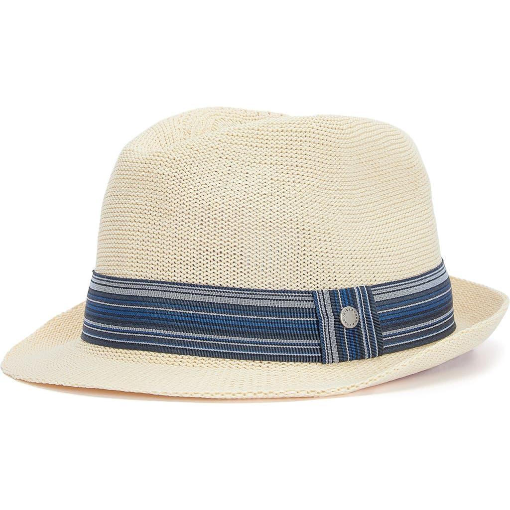 BARBOUR Belford Trilby Summer Fedora Hat In Lt Beige Product Image