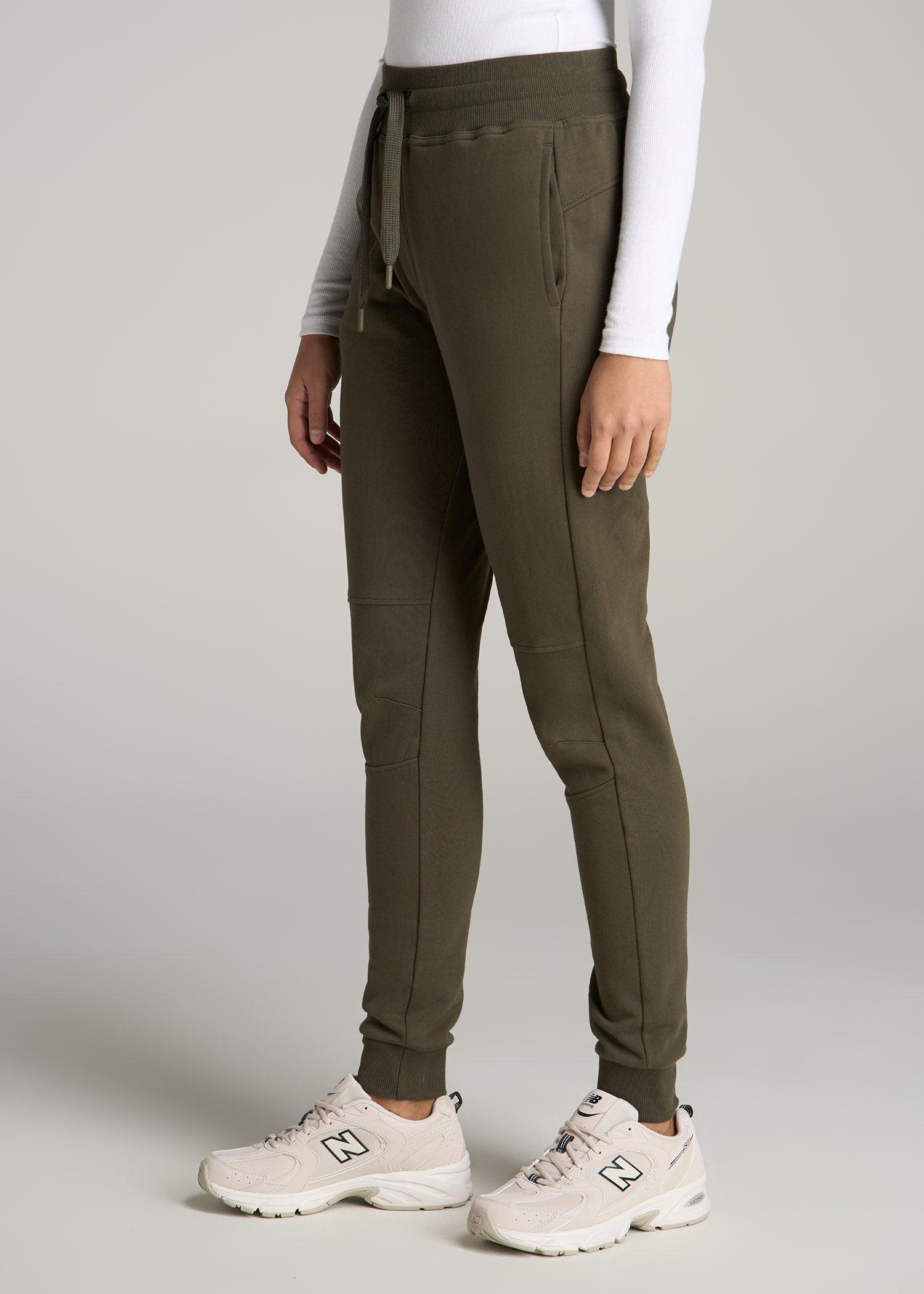 Wearever French Terry Tall Women's Joggers in Fern Green Product Image