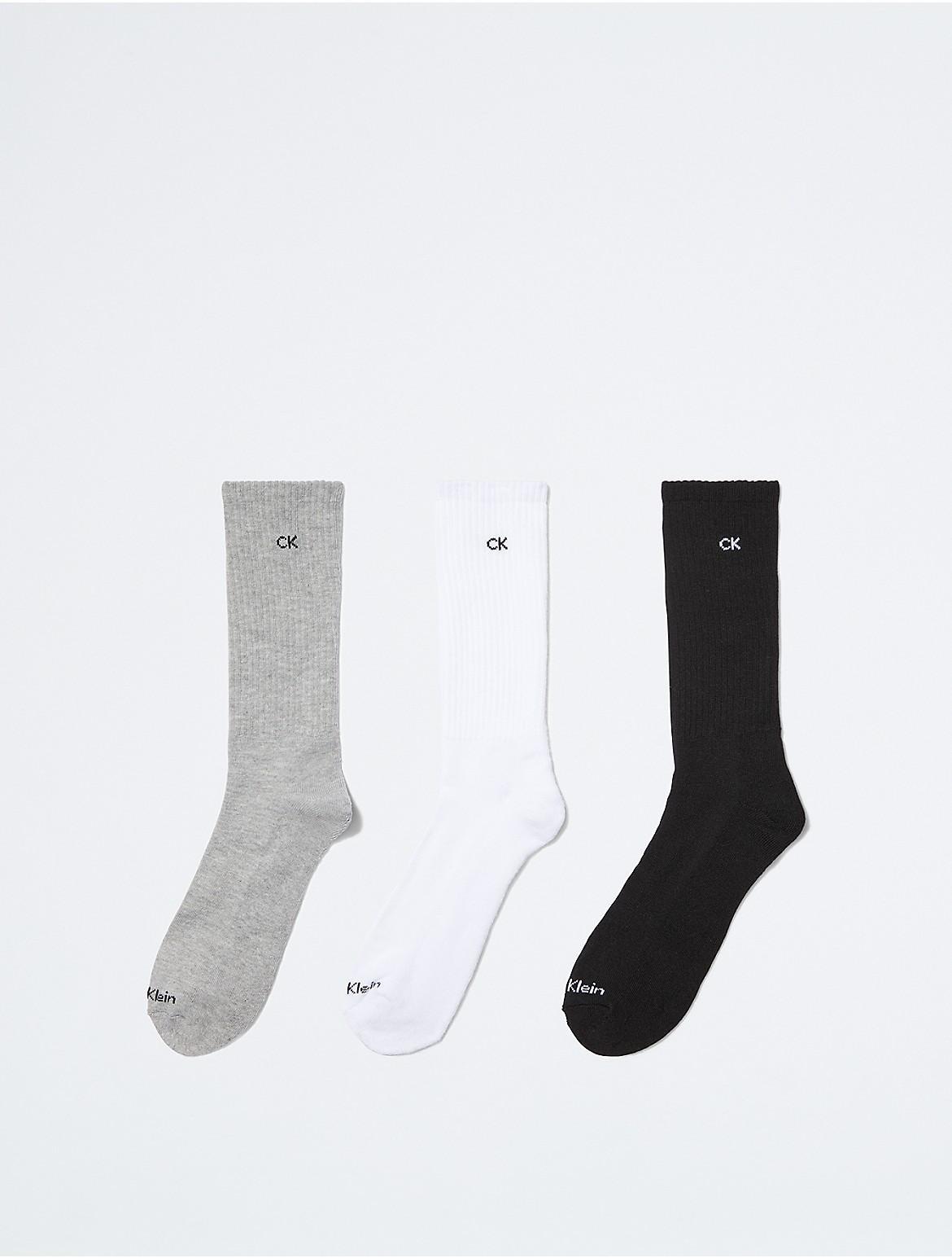 Calvin Klein Men's Cushion 6 Pack Crew Socks - White Product Image