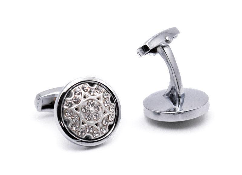 Crystal Pattern Men's Cuff Links Accessory Box Product Image