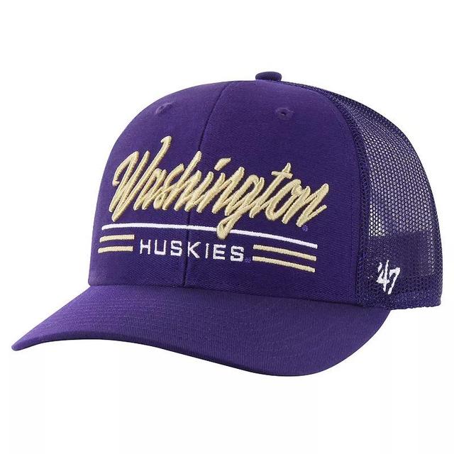 Mens 47 Washington Huskies Garner Trucker Adjustable Hat Product Image