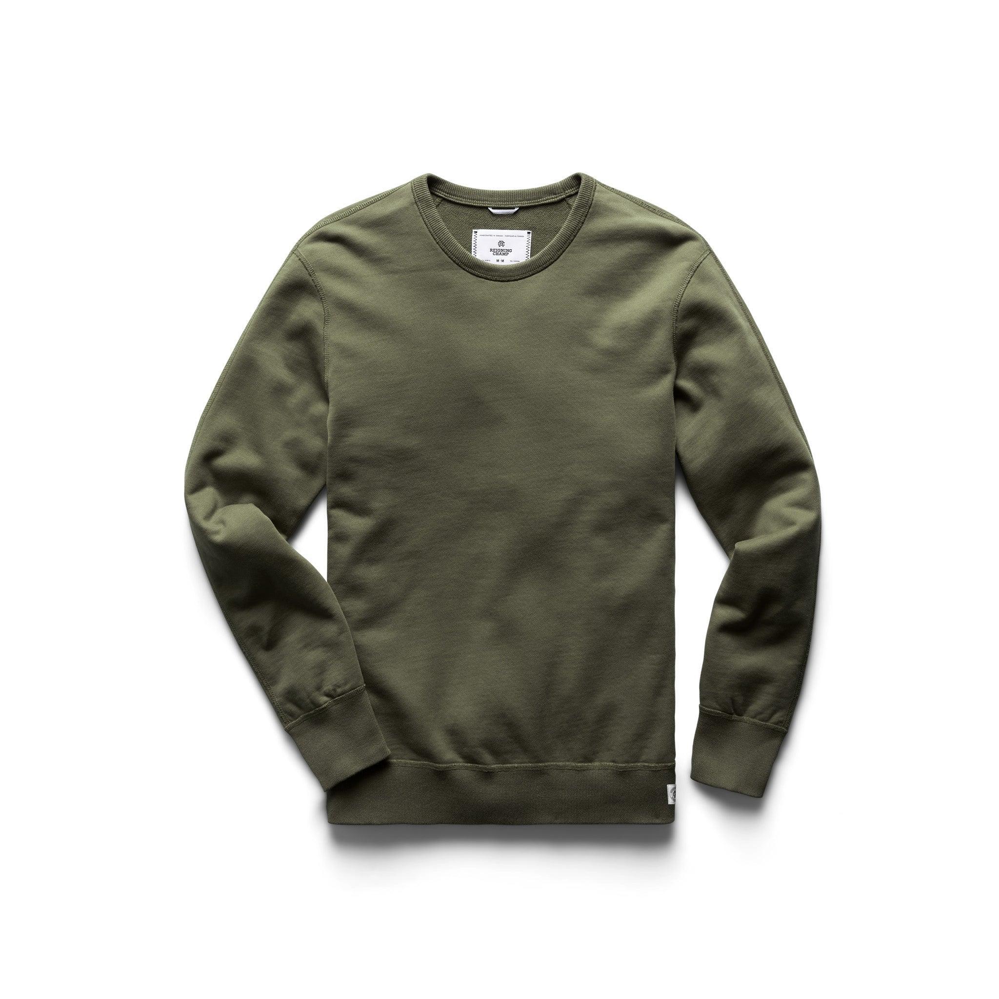 Midweight Terry Slim Crewneck Male Product Image