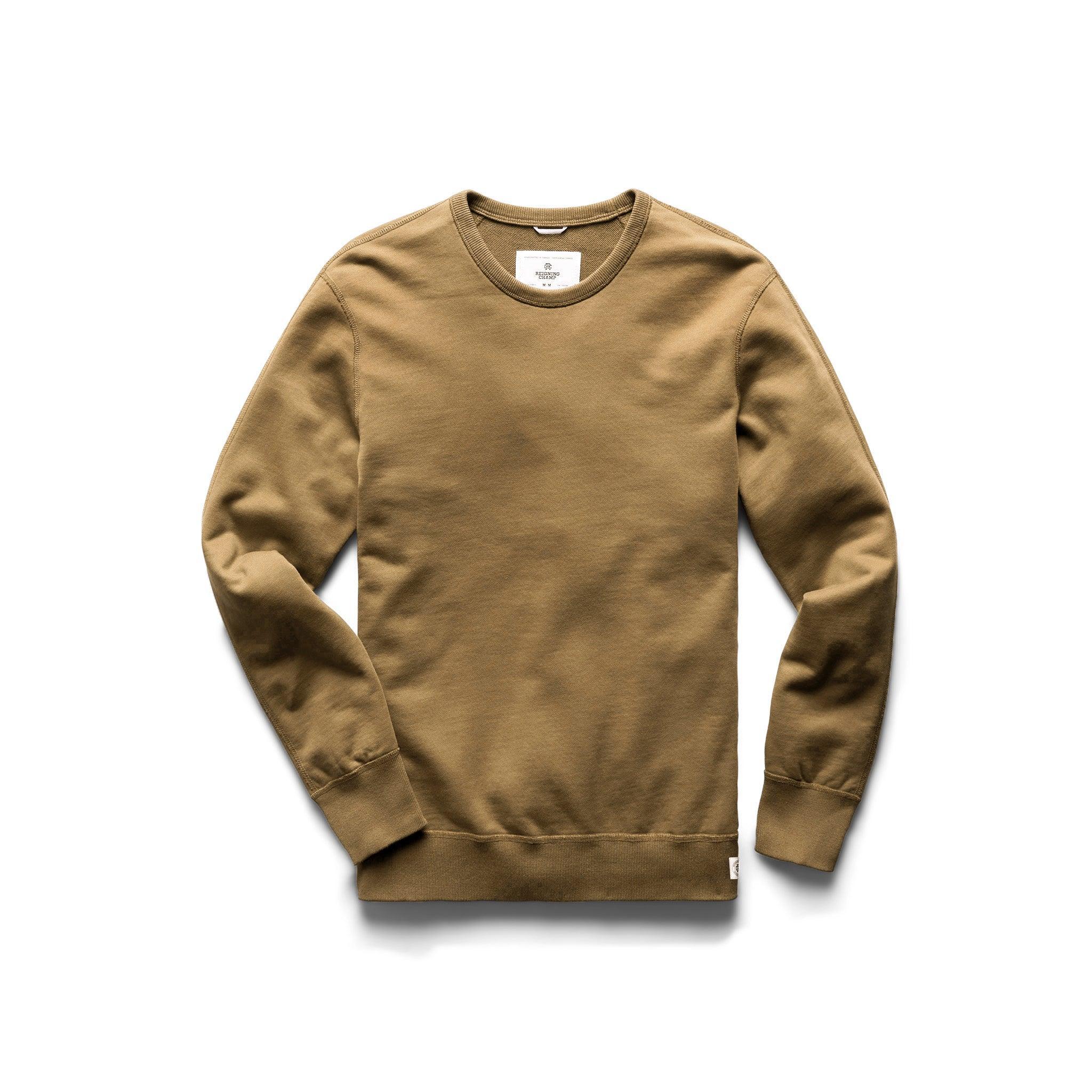 Midweight Terry Slim Crewneck Male Product Image