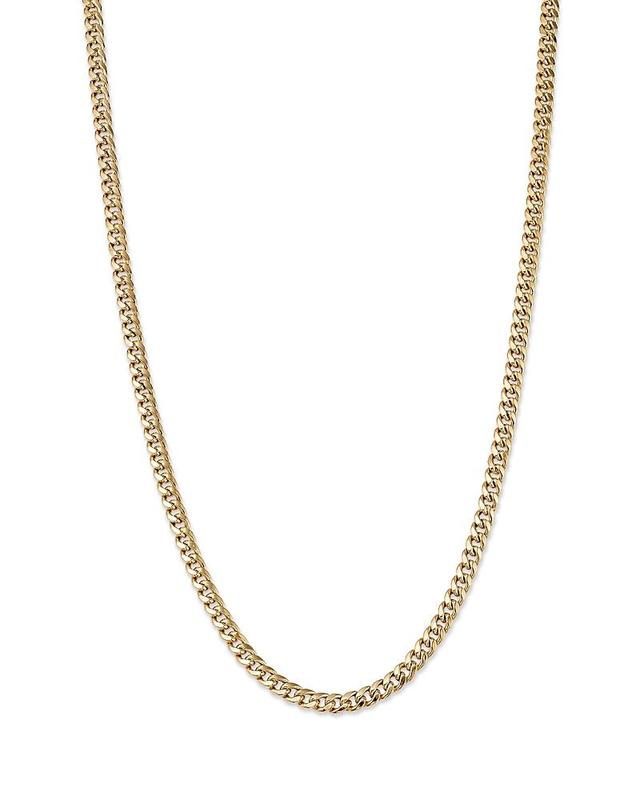 Solid 14K Gold Cuban Chain Necklace Product Image