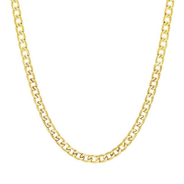 Paige Harper 14k Gold Over Recycled Brass Curb Chain Necklace, Womens Gold Tone Product Image