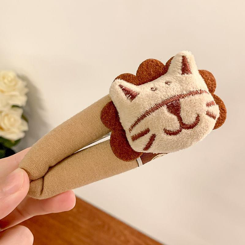 Lion Fabric Hair Clip (Various Designs) / Set Product Image