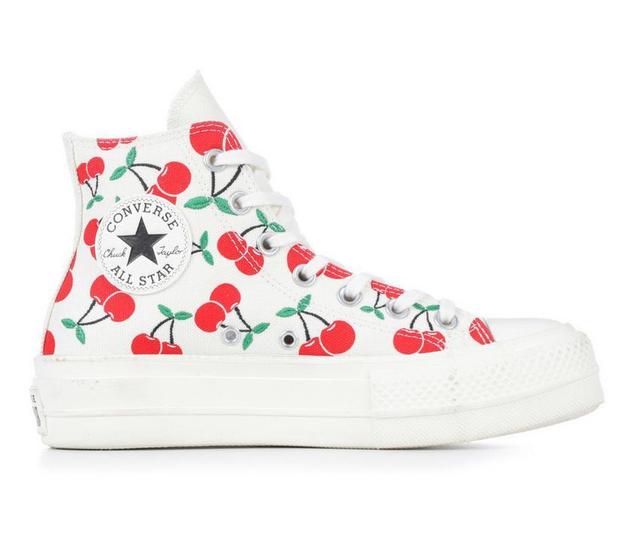 Women's Converse Chuck Taylor All Star Lift Hi Cherry Sneakers Product Image