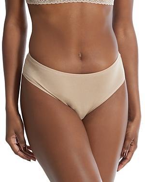 Hanky Panky PlayStretch Natural Rise Thong in Sky Dive at Nordstrom, Size Medium Product Image