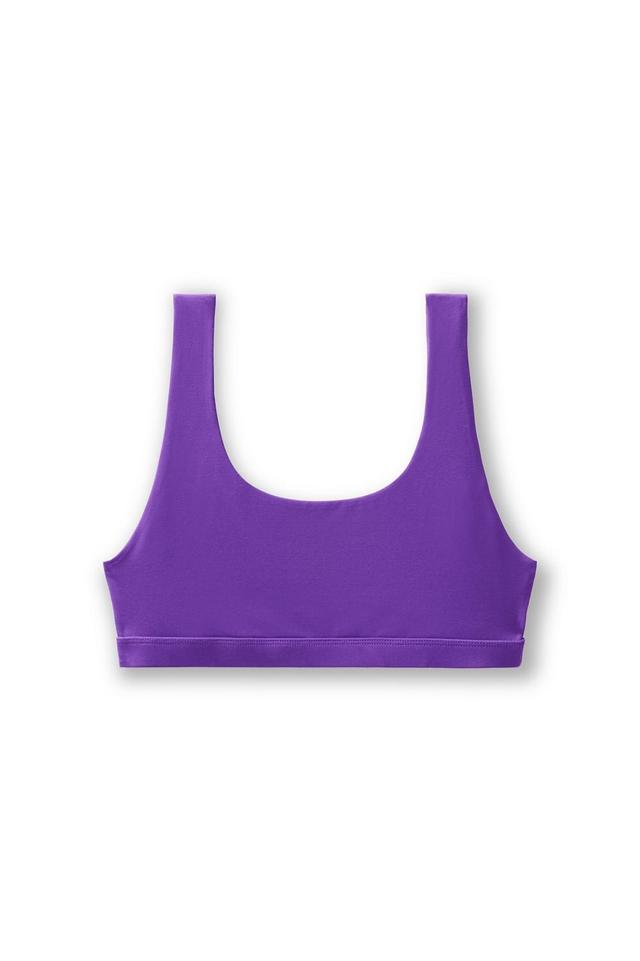 Fabletics Lola Low Impact Sports Bra Womens purple Size XXS Product Image