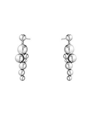 Georg Jensen Sterling Silver Moonlight Grapes Ball Cluster Drop Earrings Product Image