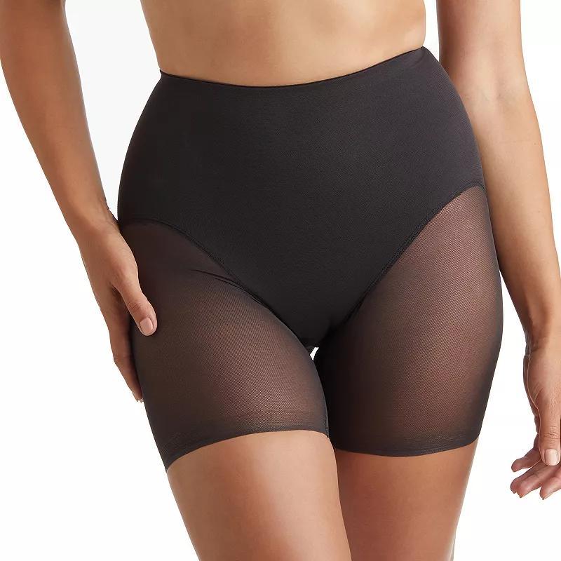 Womens Naomi & Nicole Ultra-Firm Control Shapewear Inside Magic Sheer Lift Shortie 7969 Product Image