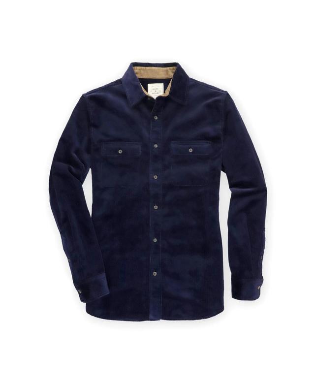 Hope & Henry Mens Long Sleeve Corduroy Button Down Shirt Jacket Product Image