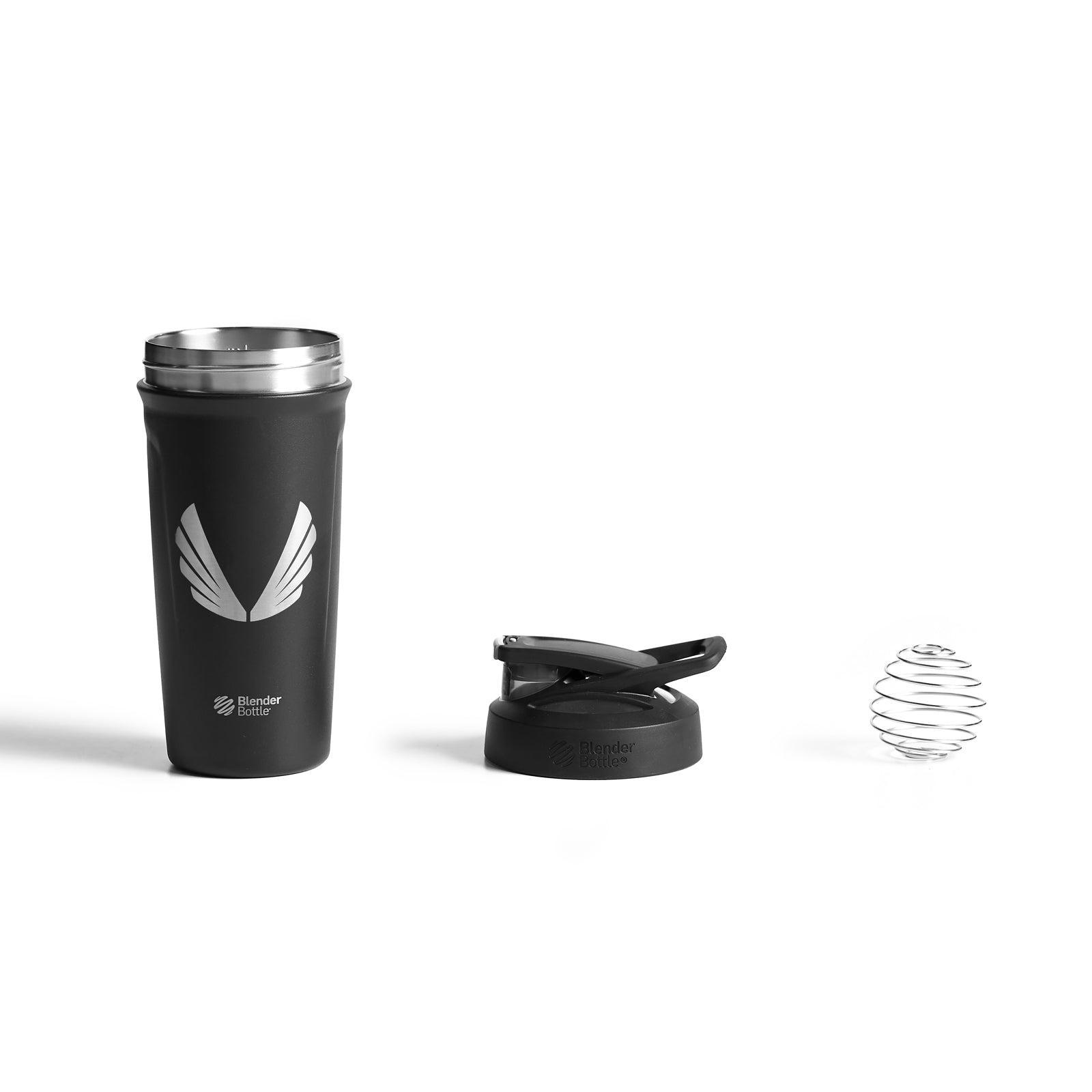 ASRV x Blender Bottle® Strada™ Insulated Stainless Steel Shaker - Black “ASRV” Product Image