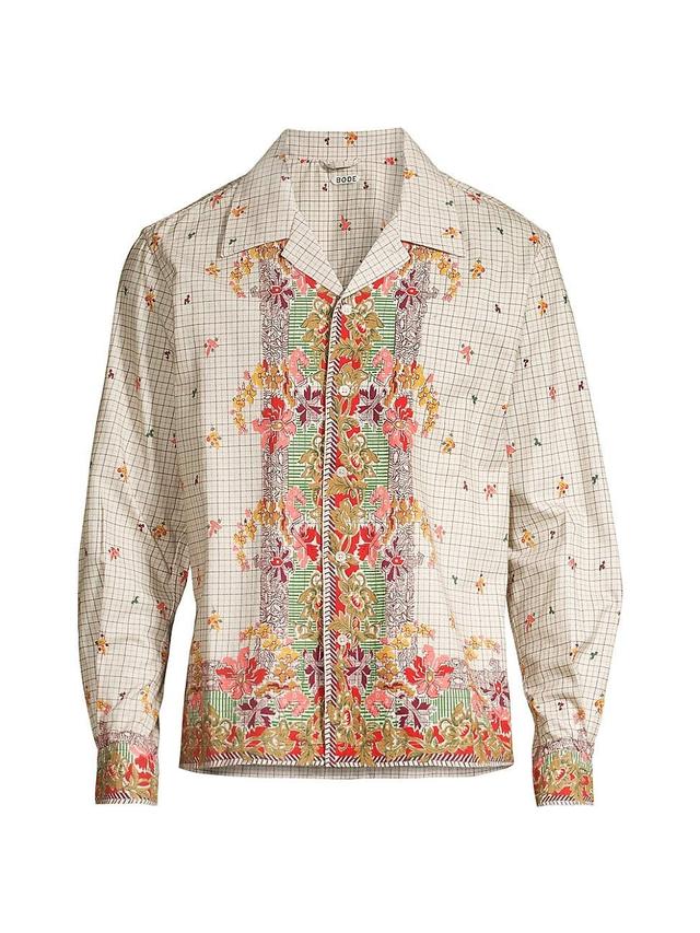 Mens Gladiolus Long-Sleeve Shirt Product Image